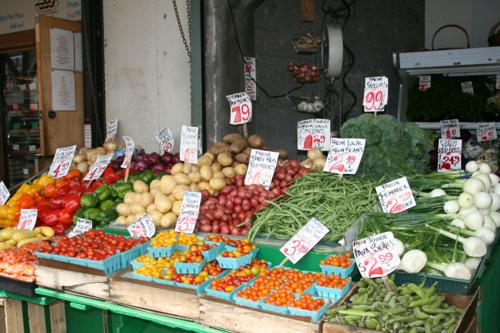 Market stall in Pike Place, Seattle