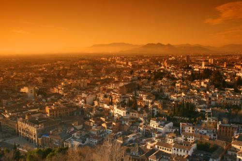 Sundown over Granada