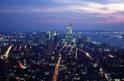 Twilight View South from Empire State Building