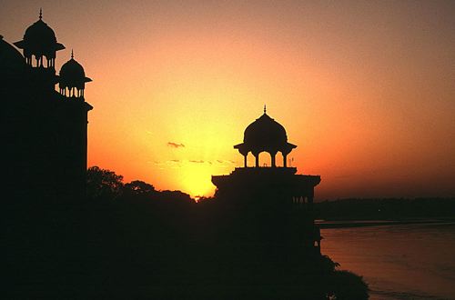 Sunset by the Yamuna River, Agra