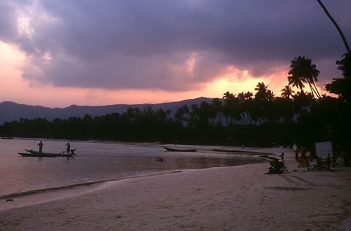 Chaweng Beach at Sunset