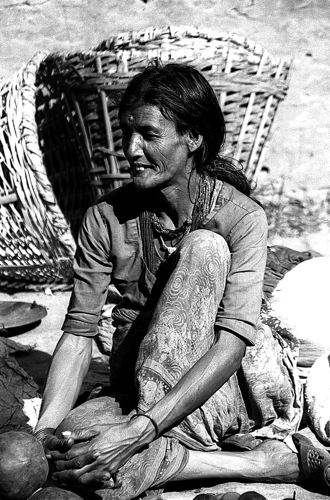 Old Woman in Durbar Square, Kathmandu