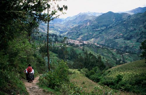 Women Walking down to Sorata