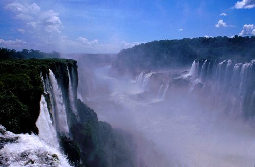 Iguazu Falls and Parana River
