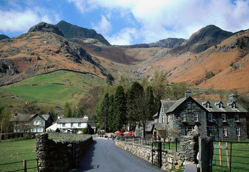 Langdale Pikes in Cumbria