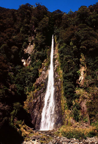 Waterfall on Haast River