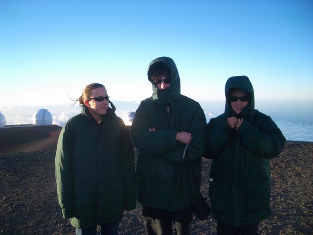 Hawaii Kate Josh and Jan at Mauna Kea Summit 2006-11-19 035.JPG