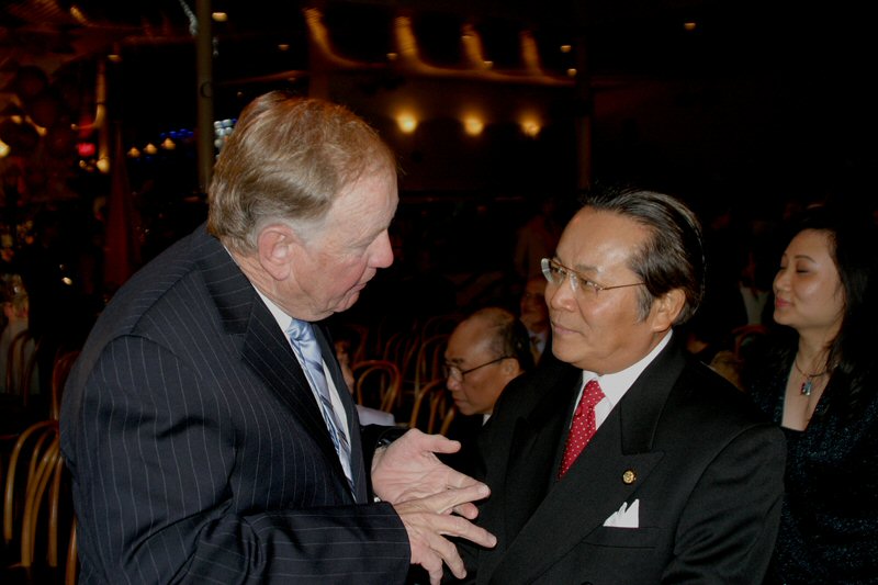 Corbin Cherry and Ambassador Nguyen Tam Chien