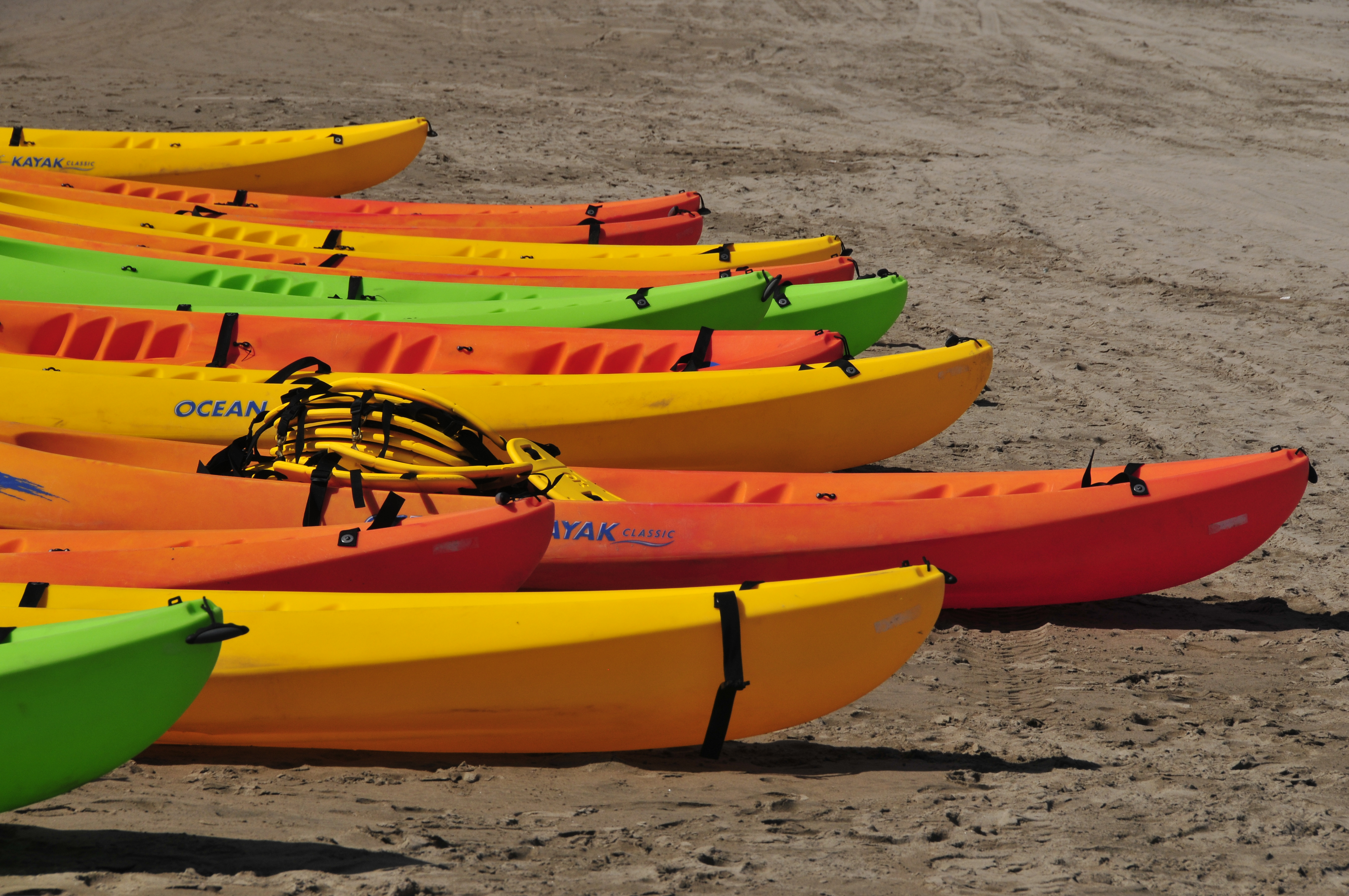 Kolorful kayaks..........