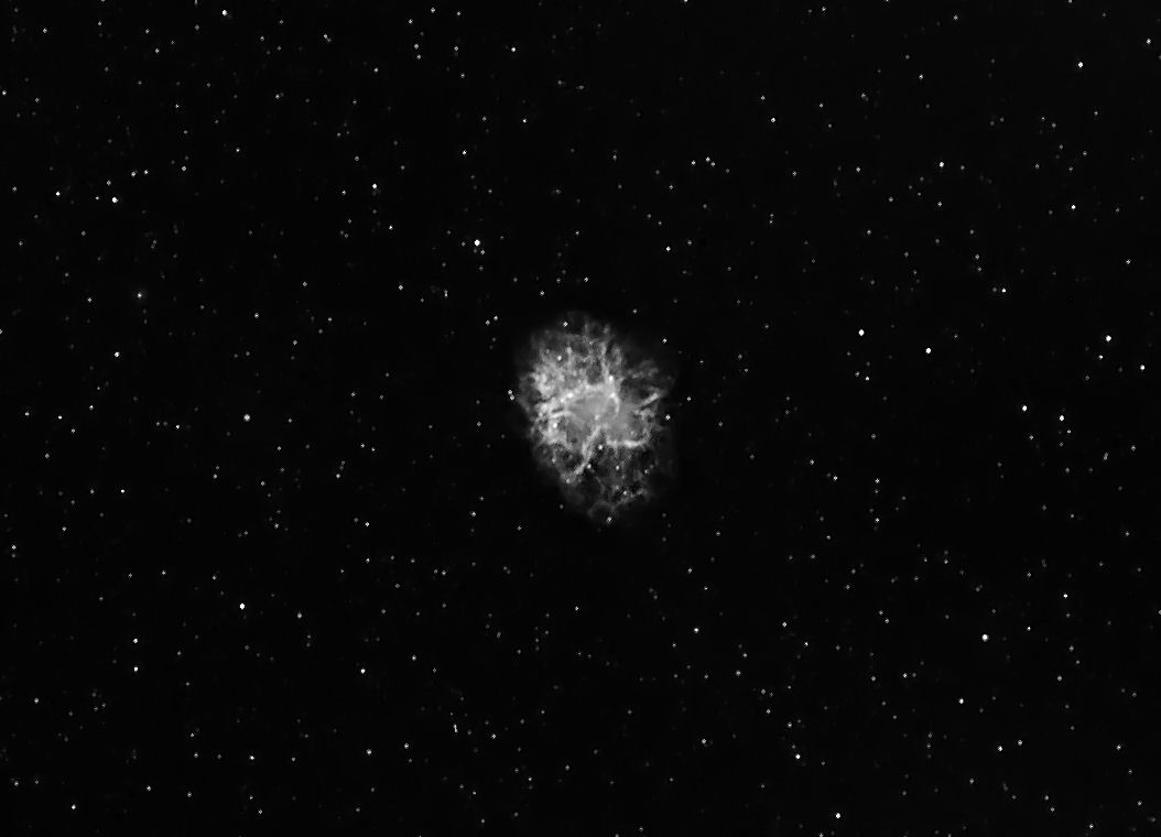 M1 (Crab Nebula) in Taurus: Hydrogen Alpha Version