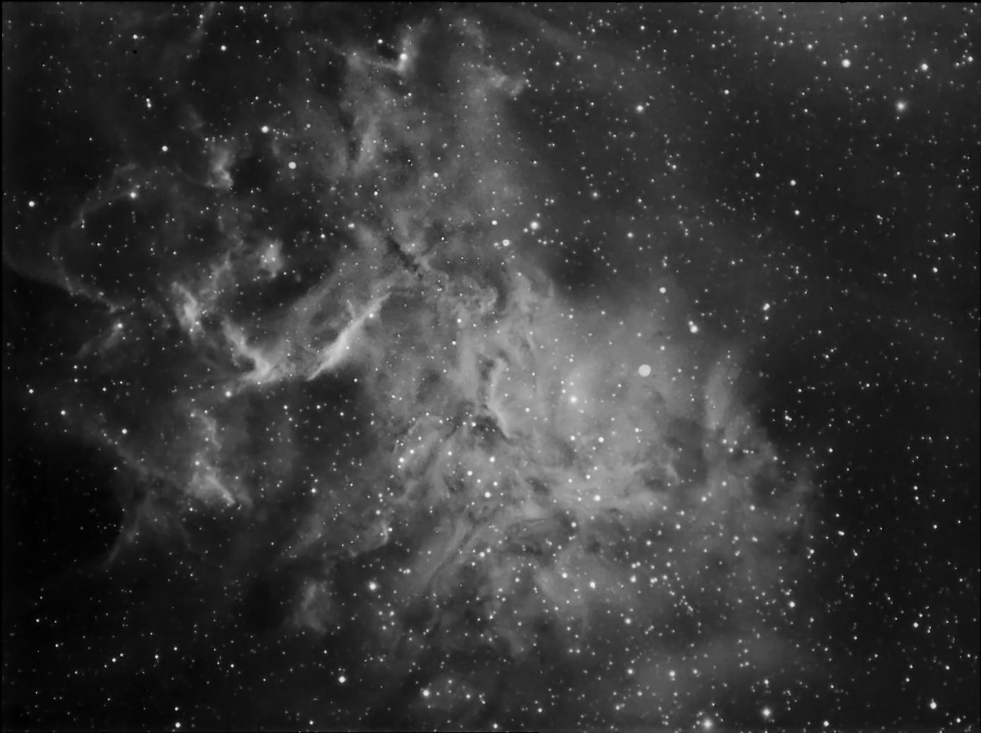 IC405 Flame Nebula in Auriga