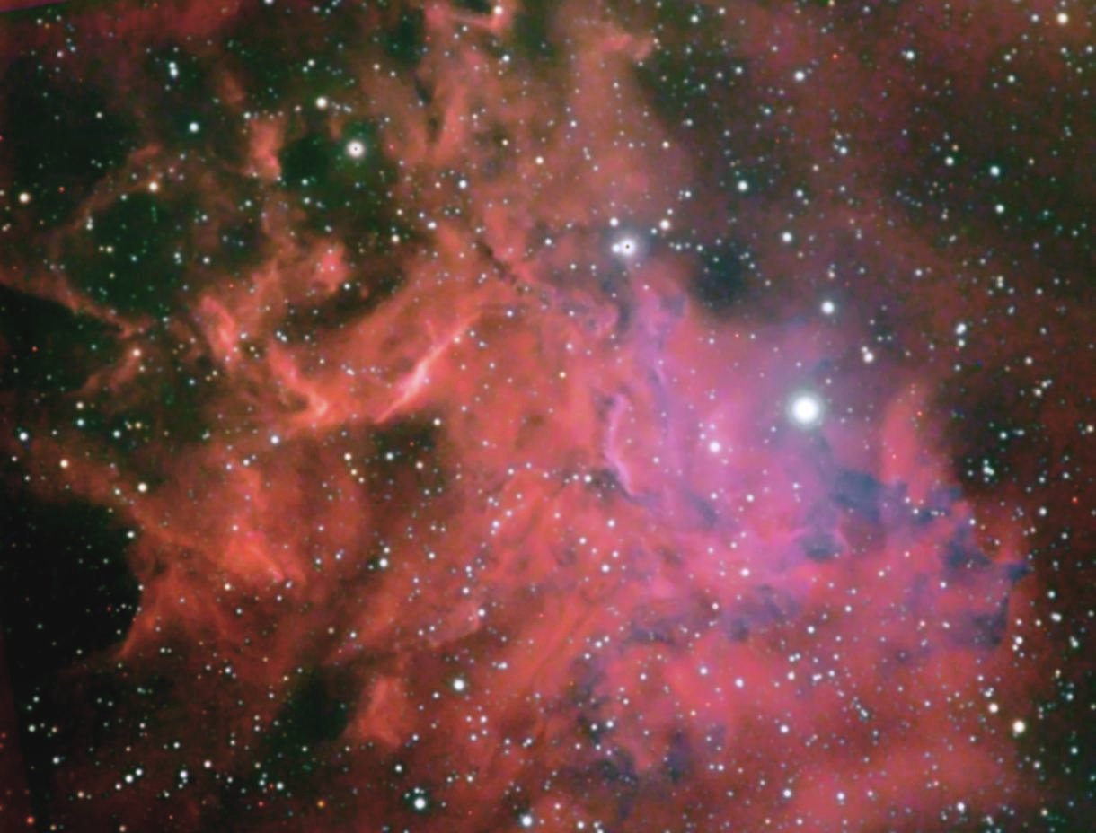 IC405 Flame Nebula in Auriga      (HaHaGB_ddp)