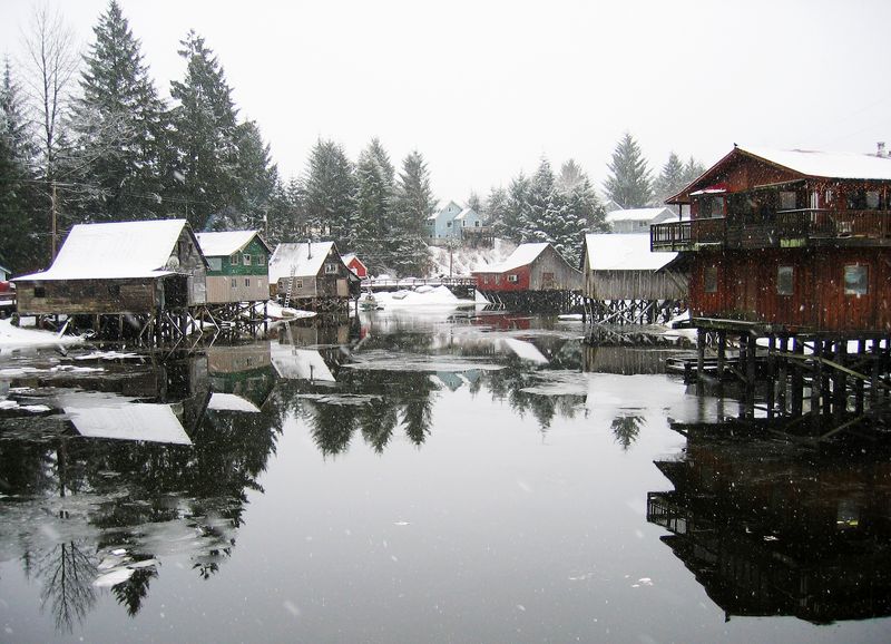 Snowfall on Hammer Slough