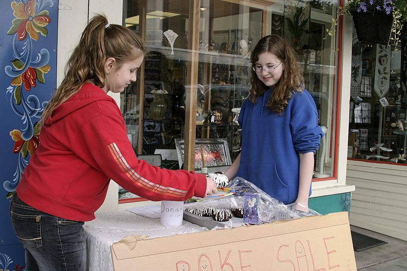 Raising money to go to camp