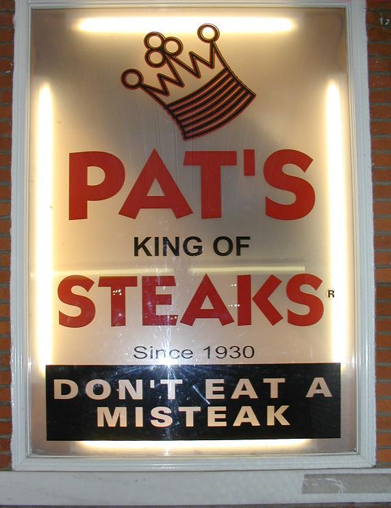 Pats King of Steaks