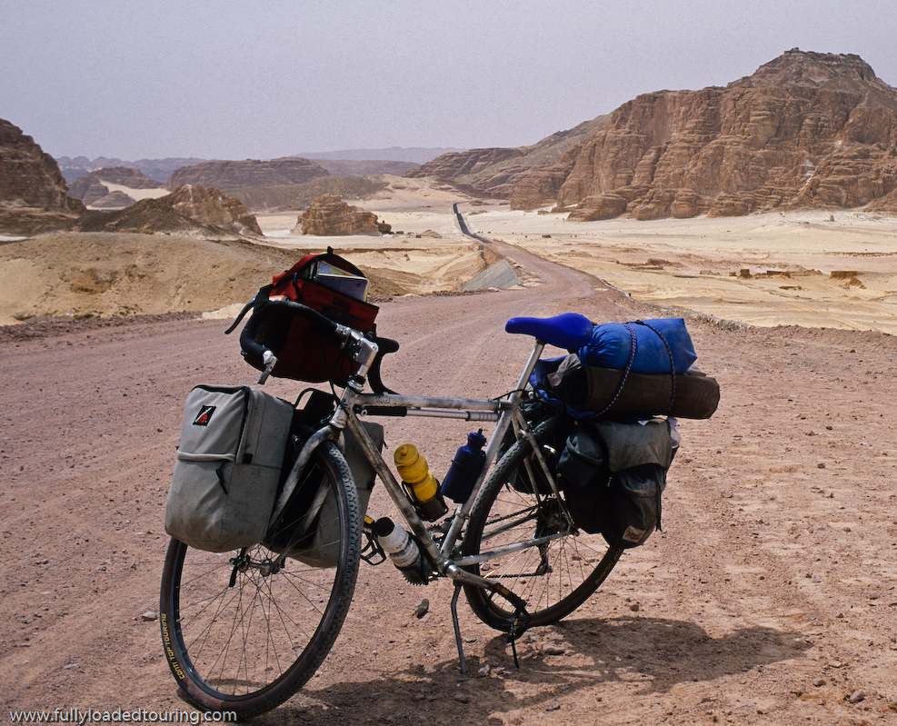 304    Jim - Touring Egypt - Bruce Gordon Rock n Road touring bike