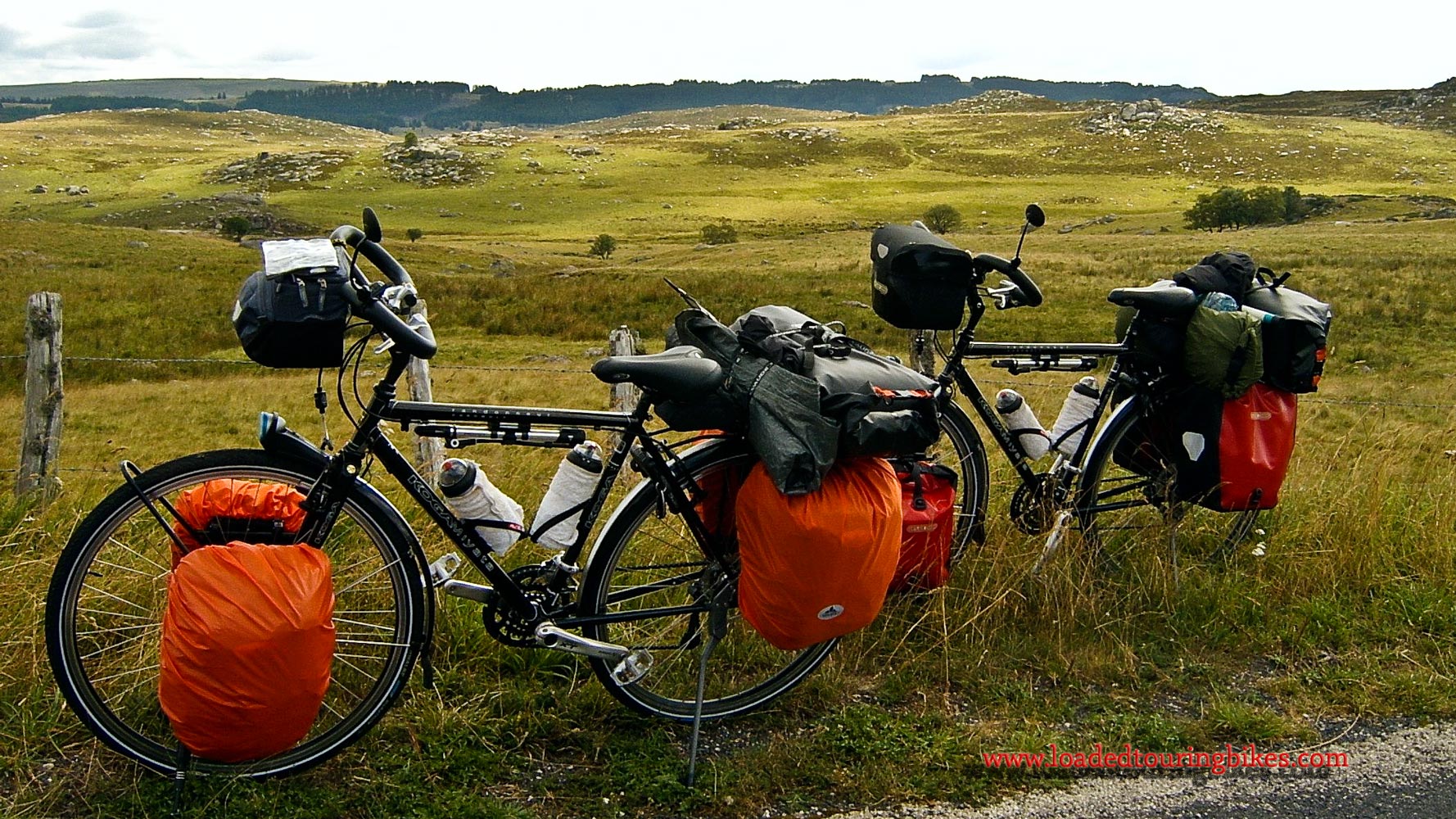 382    Phillippe & Lucie touring France - Koga Miayta Randonneur touring bikes
