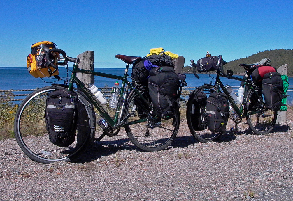 139  James & Marilyn - Touring through Ontario - Cannondale T800 touring bike