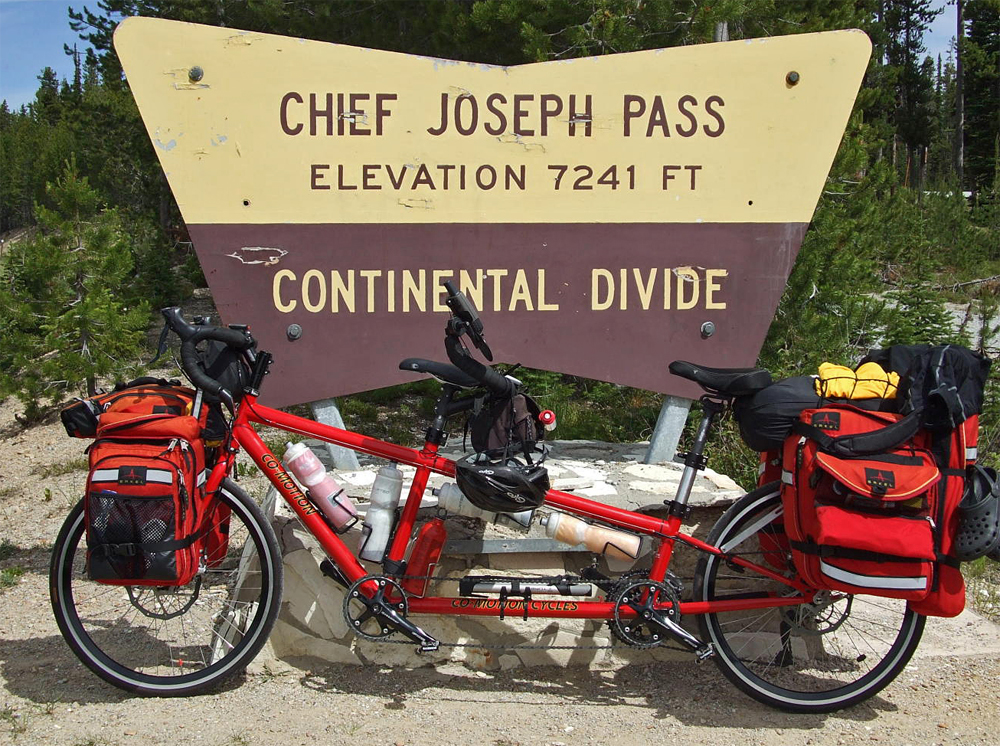 193  Lisa & Anna - Touring through Montana - Co-Motion Periscope touring bike