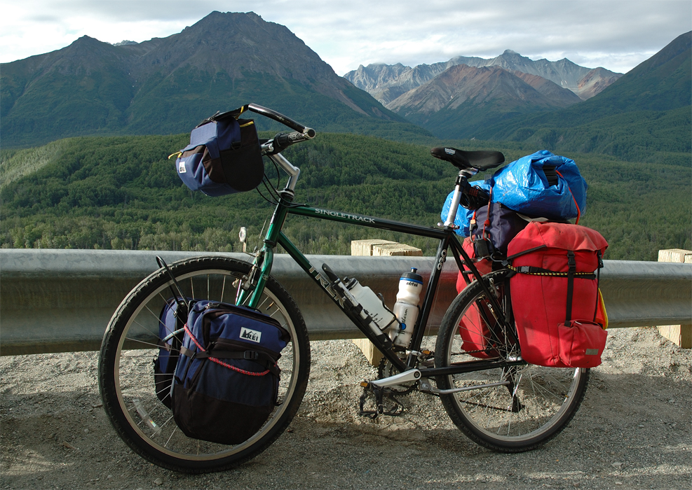 209  Matt - Touring Alaska - Trek 930 touring bike