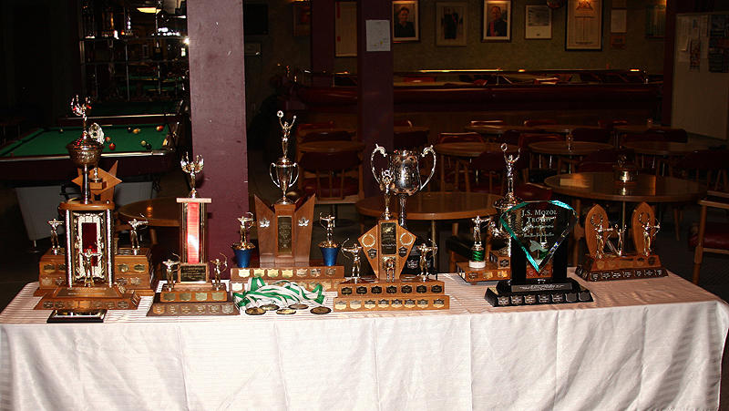 Trophys that will be awarded to the Winners
