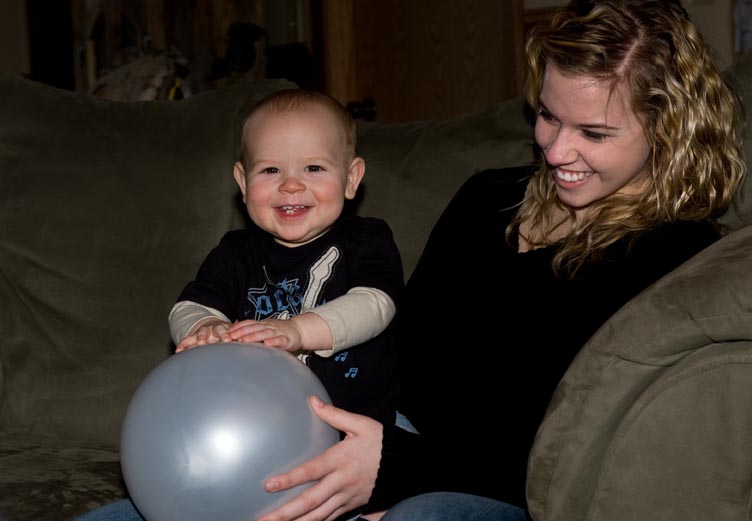 Lucas Entertains Aunt Lauren