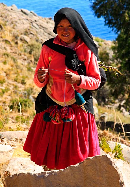 A Taquile woman 