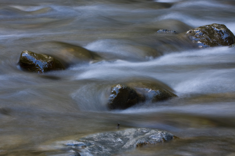 flowing creek water