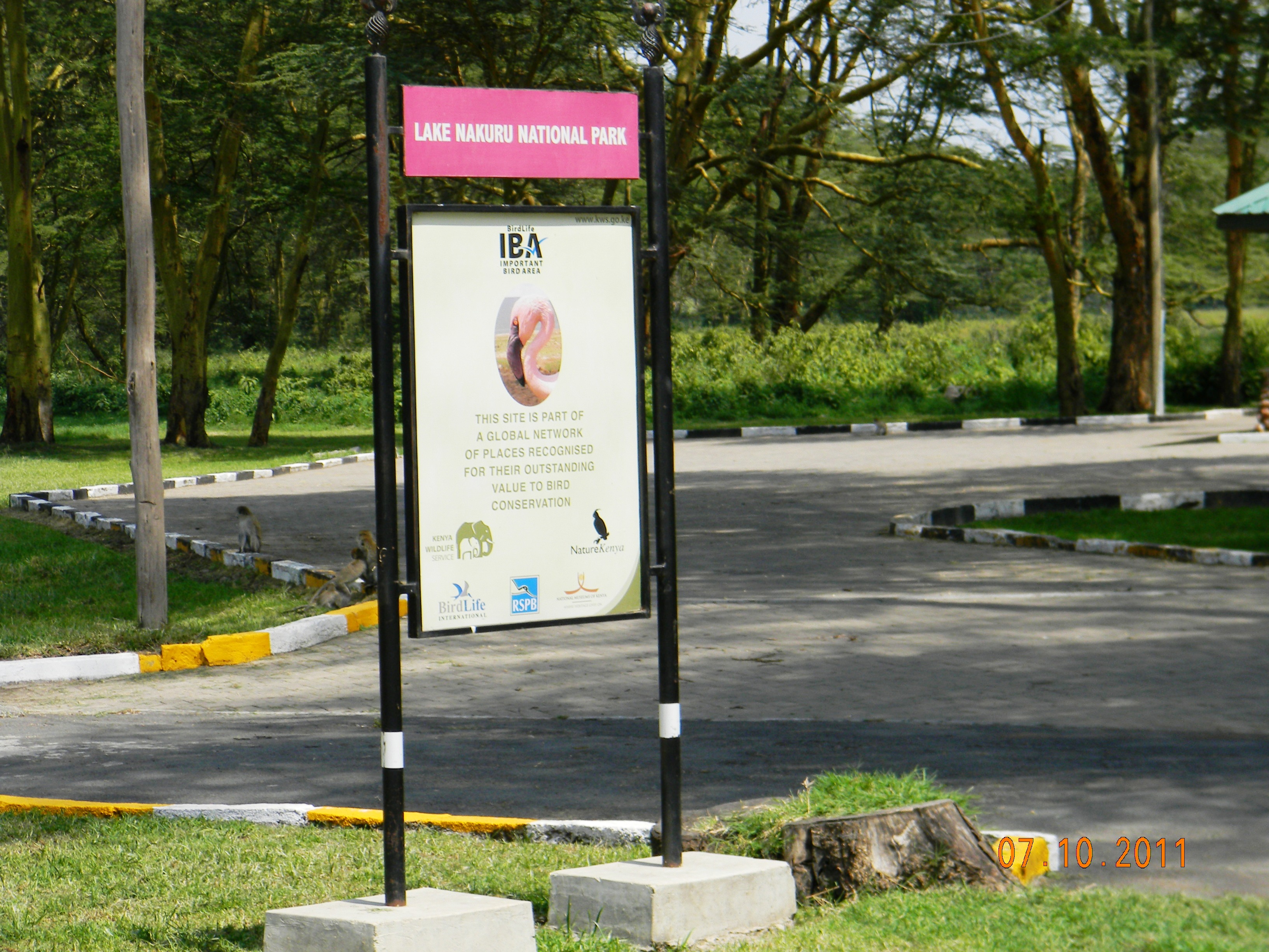 Important Bird Area sign
