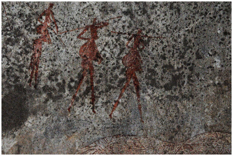 Cave paintings, Matobos NP Zimbabwe
