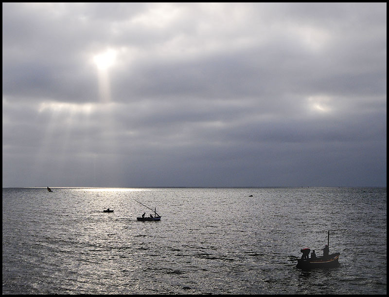 Sunrise over Maputo bay, Mozambique