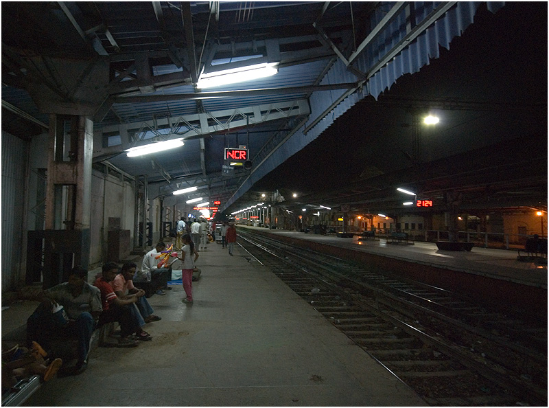 Waiting for the Train from hell, Agra.