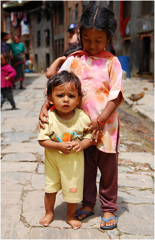 Local kids, village nr Kathmandu
