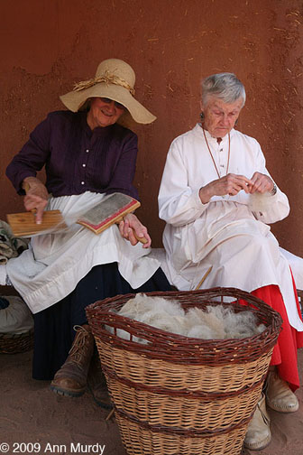 Shearing the wool