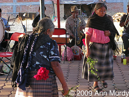 Dancing the jarabe in Teotitlan