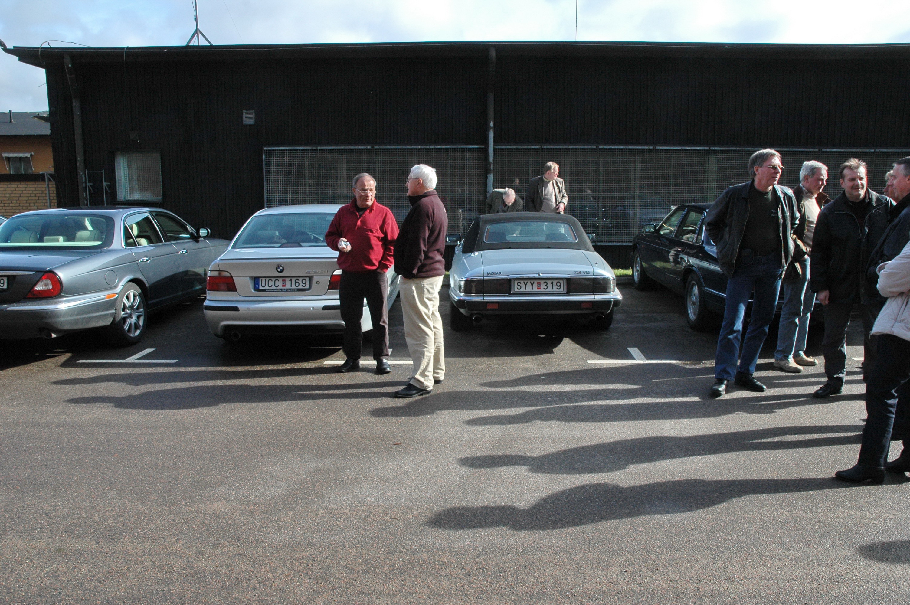 samling utanfr Flygmuseet