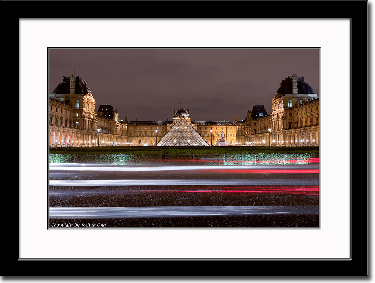 Traffic in Front of the Louvre