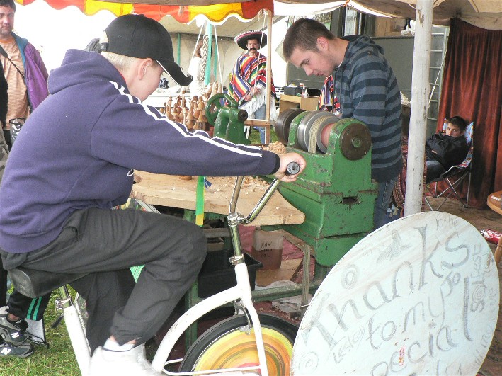 Pedal powered laithe