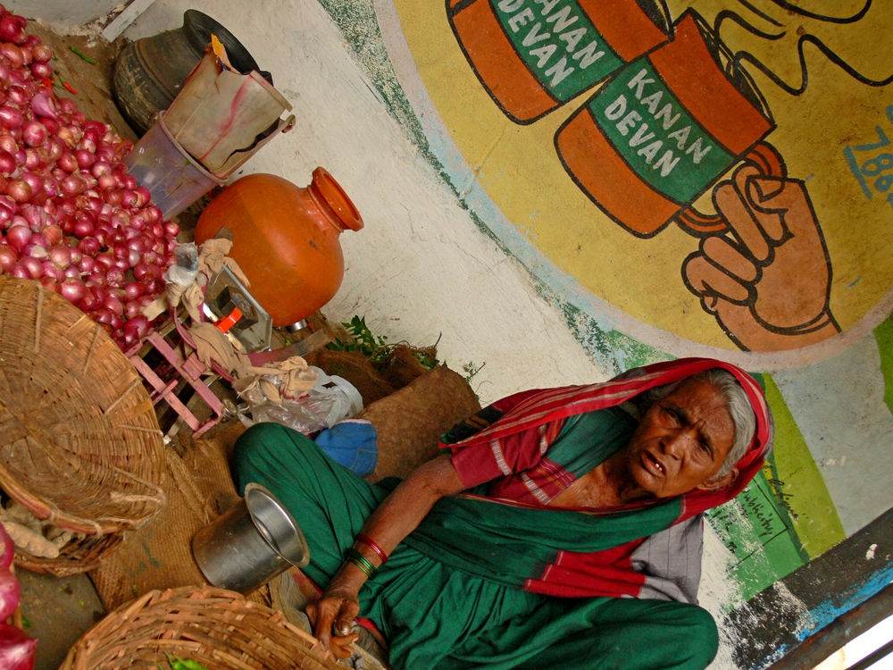 At the market