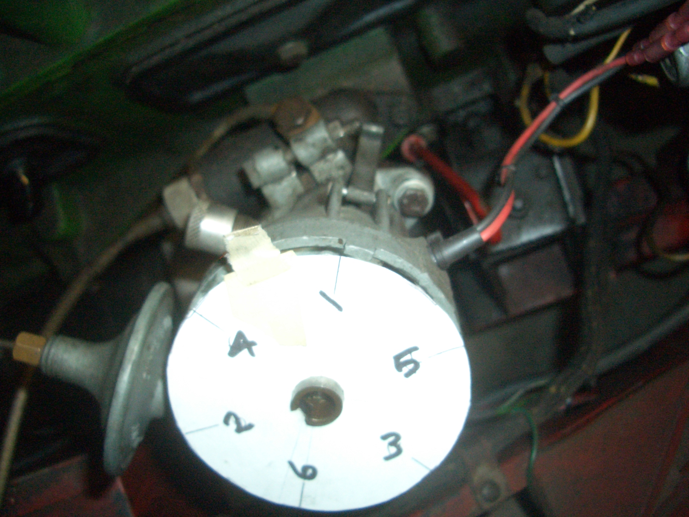 Valve adjusting with Timing Disc