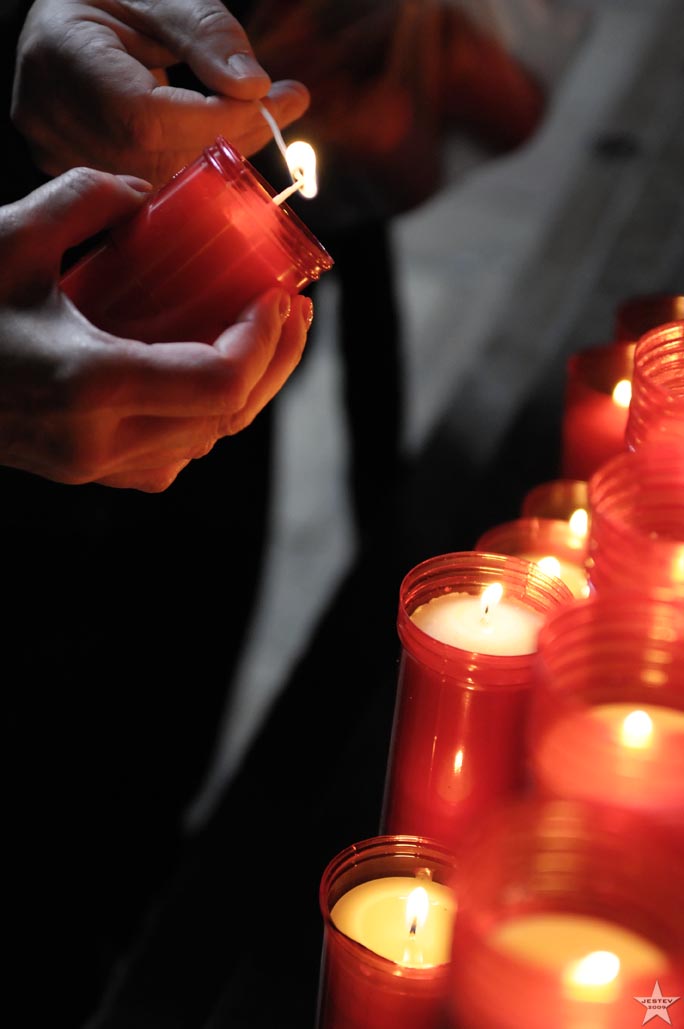 Lighting Candle