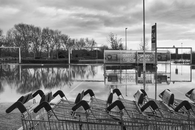 Supermarket car park