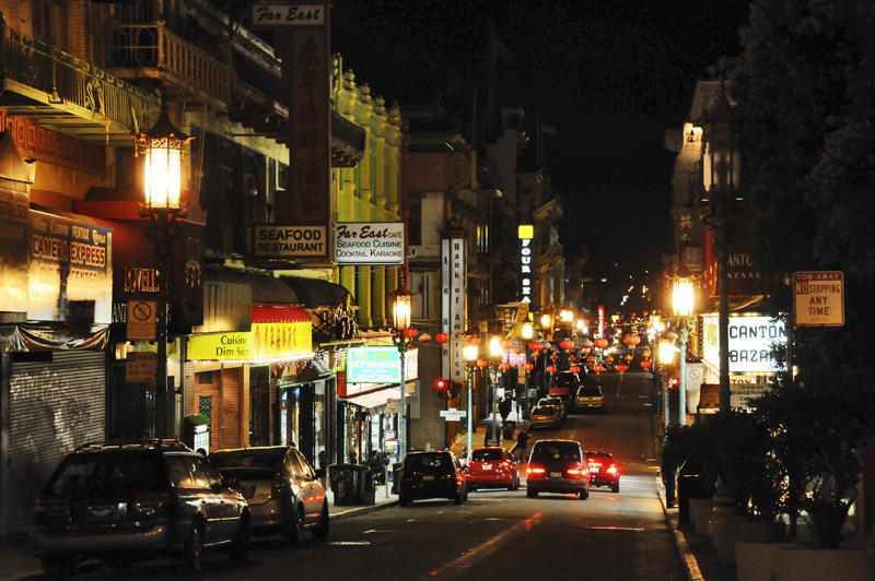 Chinatown at night