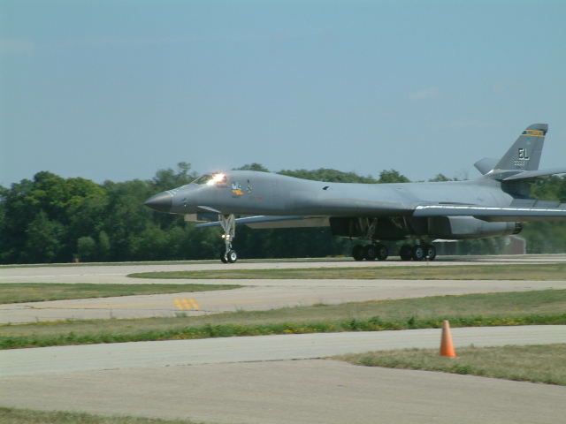 B1B Lancer rollout at Oshkosh 06