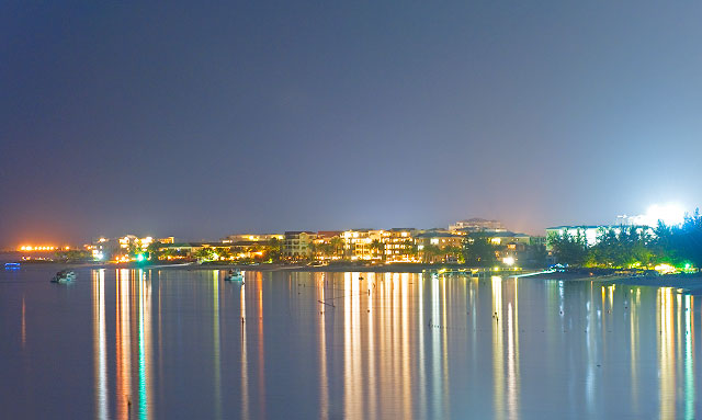 Grace Bay Resorts at Night