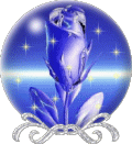 fleur bleu