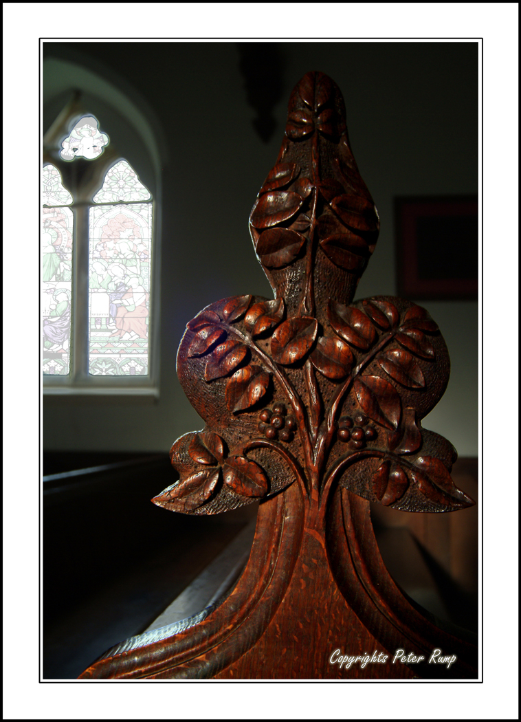Bench End St James Church Dunwich