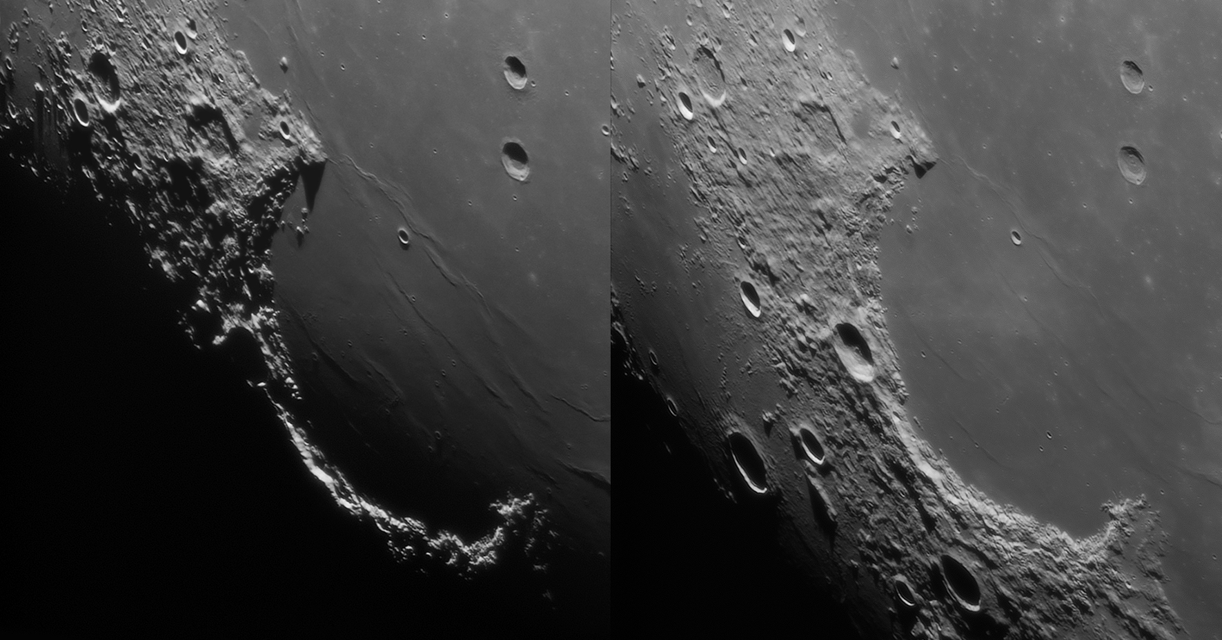 Sinus Iridum 24 hours apart