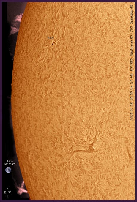 20060108 00:50 hrs UT solar WL