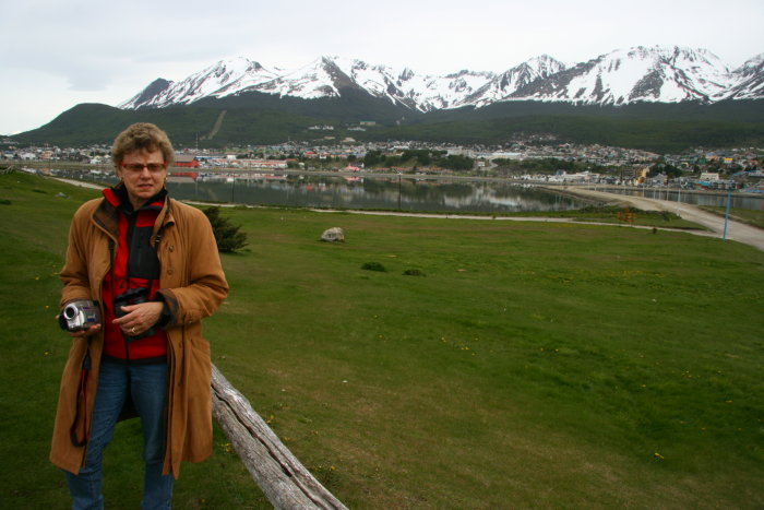 Nu r vi nere vid stranden i Ushuaia